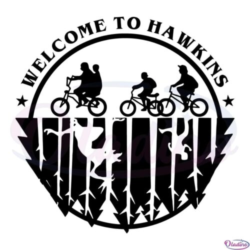 Welcome to Hawkins Stranger Things Svg Digital File