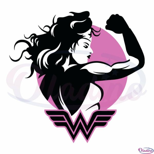 Wonder Woman Layered SVG, Wonder Woman Logo SVG