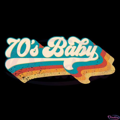 70s Baby Good Vibes SVG Digital File