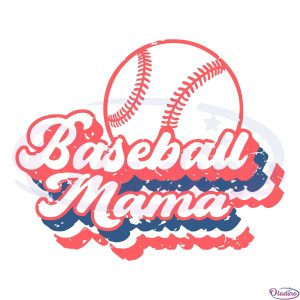 Baseball Mama SVG Digital File, Grunge Distressed SVG Digital File