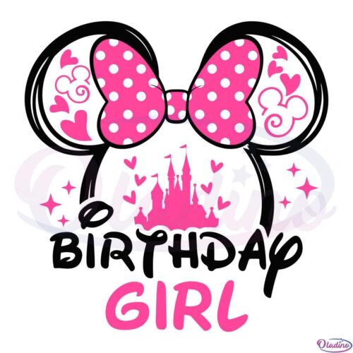 Birthday Girl Minnie Disney SVG Digital File