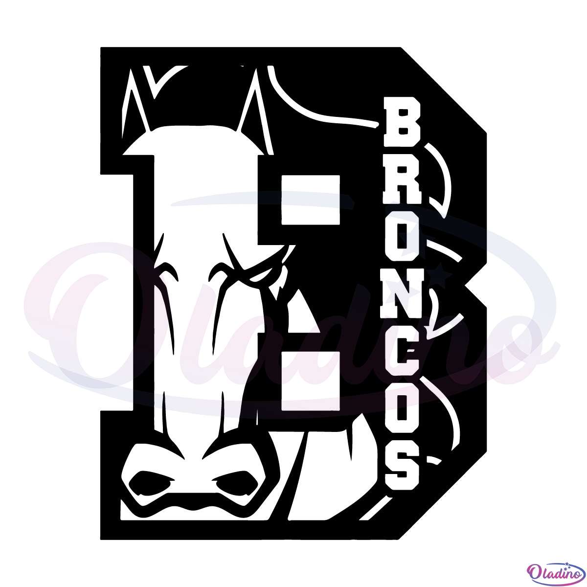 Broncos Team Logo SVG Digital File
