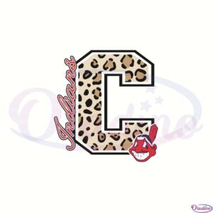 Cleveland Guardians Leopard Logo MLB Team SVG Digital File