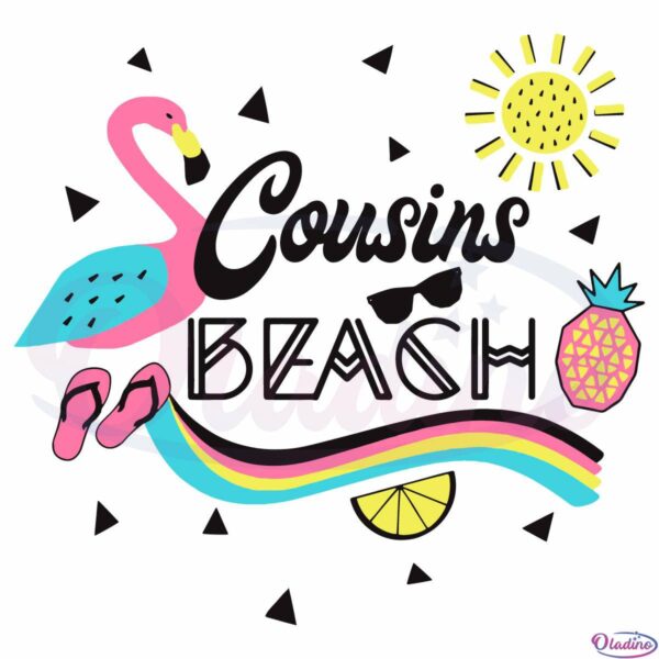 Cousins Beach SVG Digital File, Cousins Beach SVG