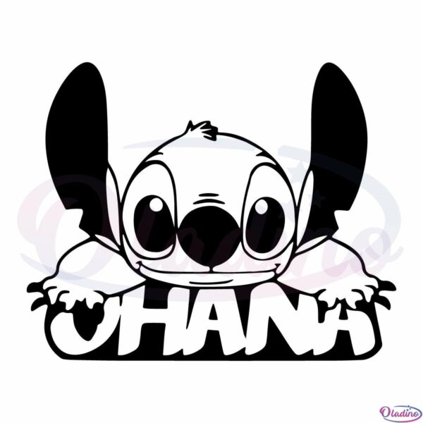 Disney Ohana Lilo And Stitch SVG Digital File, Lilo and Stitch
