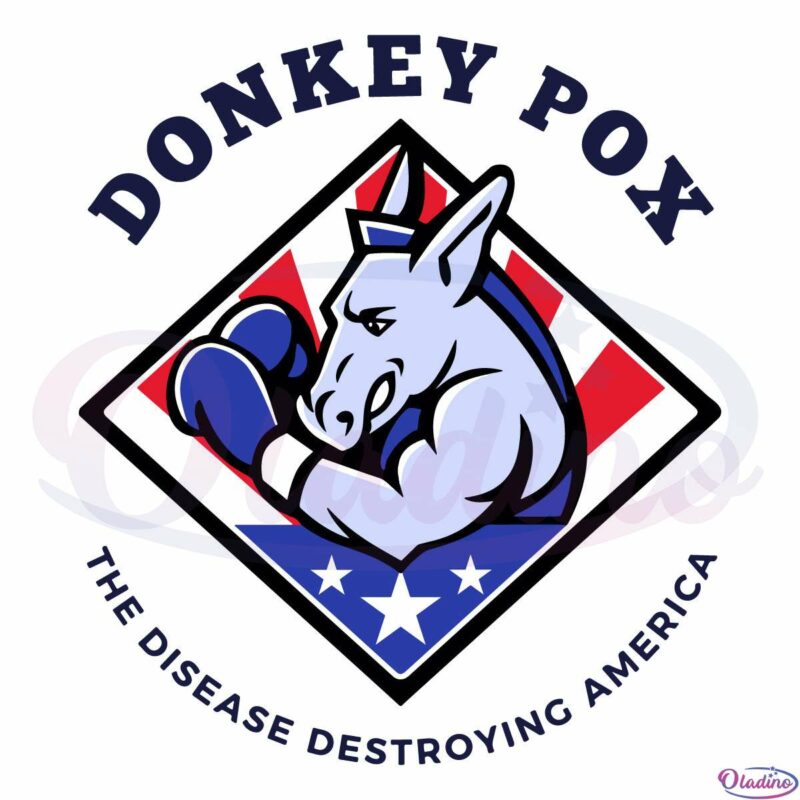 Donkey Pox The Disease Destroying America Funny Classic SVG File