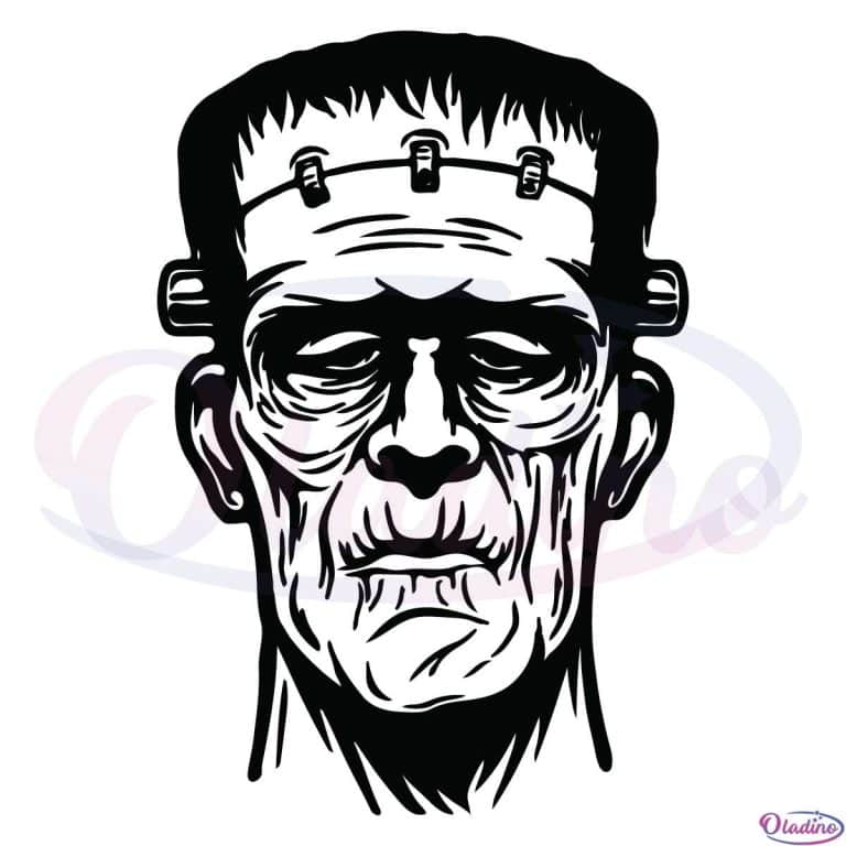 Frankenstein Halloween Character SVG Digital File, Horror