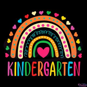 Hello Kindergarten Grade SVG Digital File