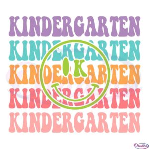 Kindergarten Smiley Face SVG Digital File