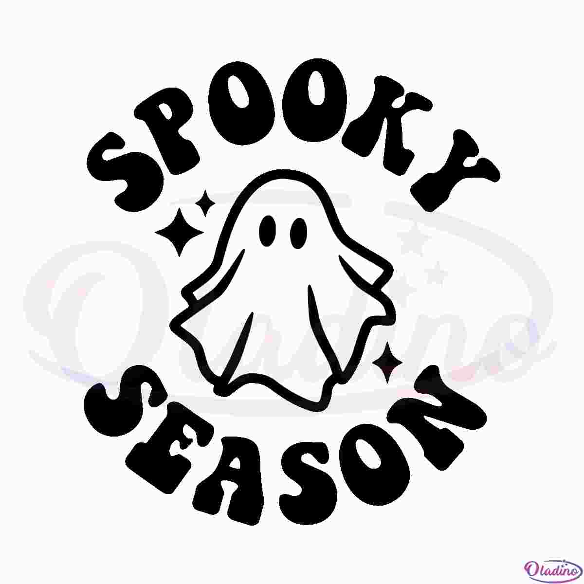 Spooky Season Skull SVG