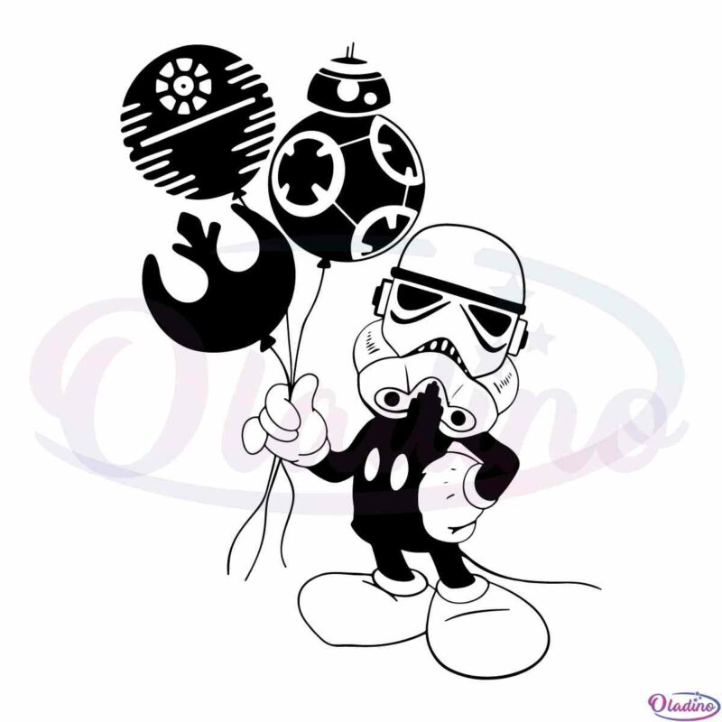 Star Wars Mickey SVG cutting file - Oladino