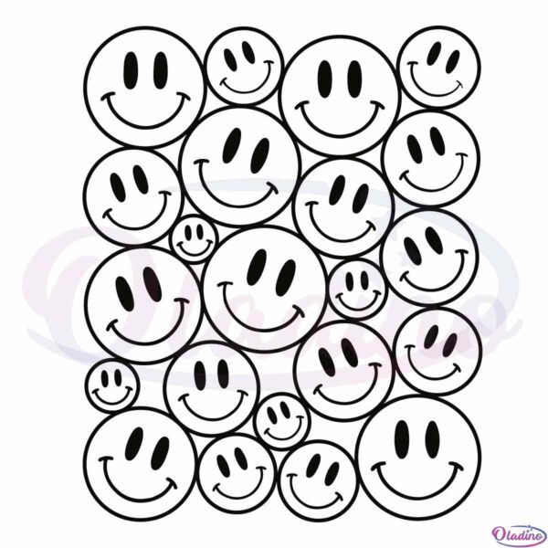 smiley-pattern-retro-smiley-face-svg-cutting-files