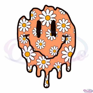 smiley-face-retro-daisy-melting-face-boho-svg-cut-files