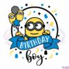 Minion Birthday Boy SVG Digital File, Minion Family Birthday SVG