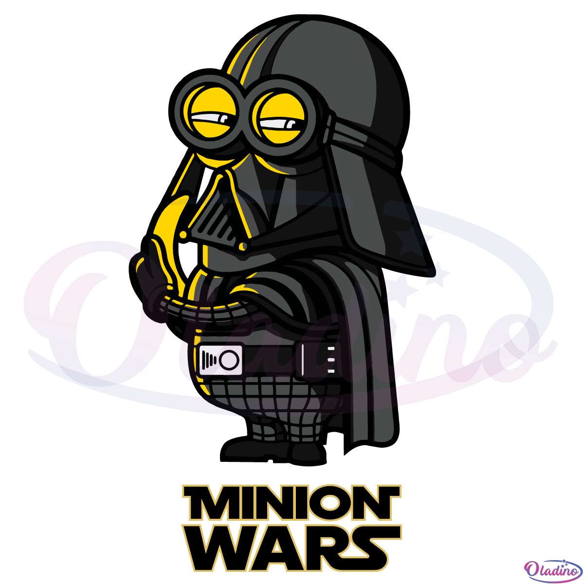 Minions Family And Gru Star Wars SVG Digital File, Cute Minion