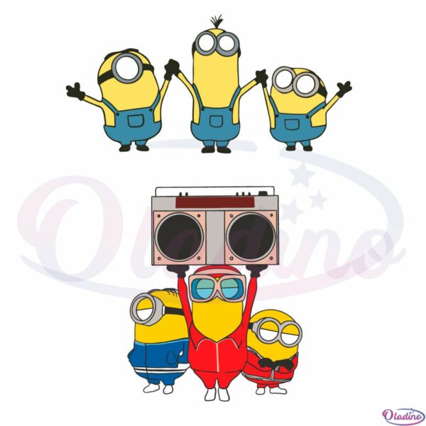 Minions The Rise of Gru SVG Digital File, Minions Family SVG