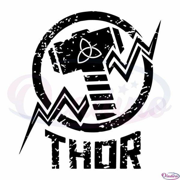 Mjolnir Thor Love And Thunder SVG Digital File