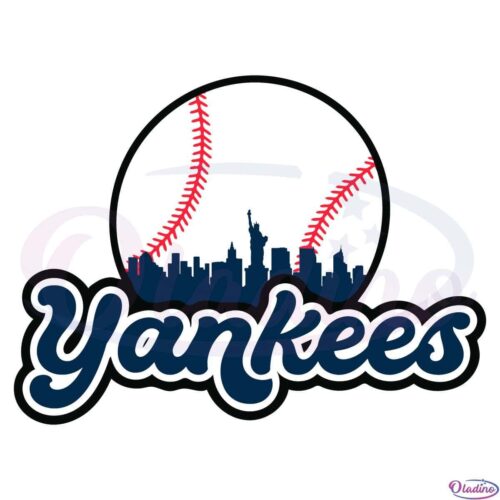 New York Yankees MLB Baseball SVG Digital File