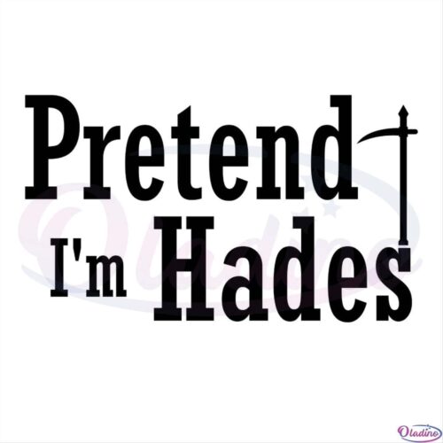 Pretend Im Hades Scythe SVG Digital File Silhouette