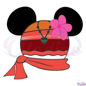 Princess Disney Mouse Retro Style SVG Digital File