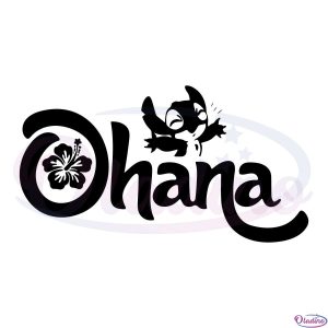 Stitch Ohana Lilo and Stitch SVG Digital File, Ohana SVG