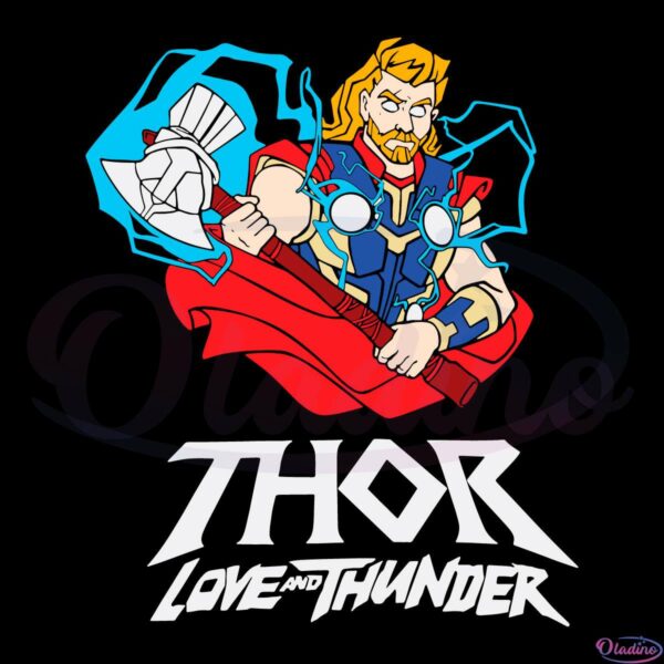 Superhero Thor Love And Thunder SVG Digital File, Jane Foster