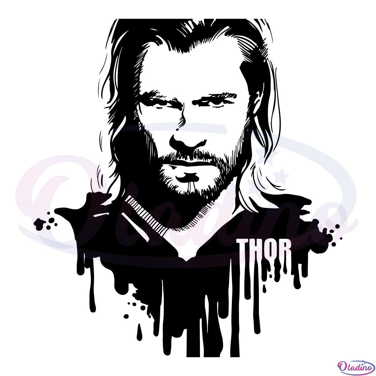 Thor Drip Love And Thunder SVG Digital File, Avengers Lovers