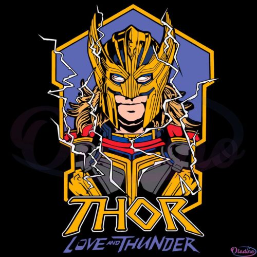 The Avenger Thor Love and Thunder SVG Digital File, Thor