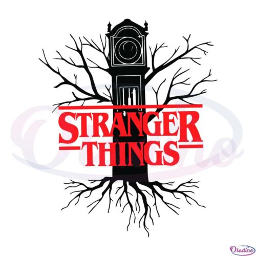 Stranger Things Vecna Clock SVG Digital File