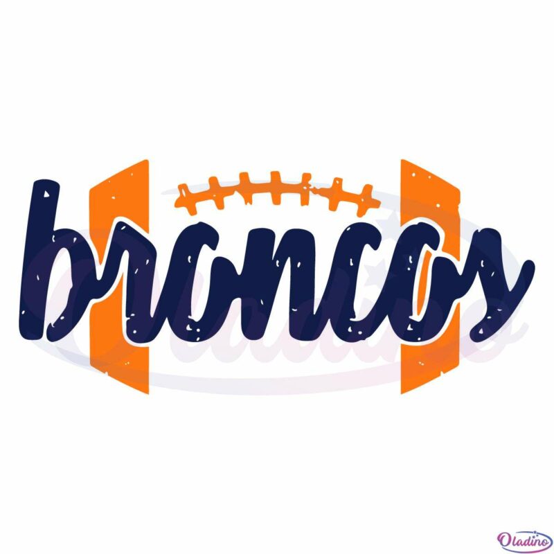 Broncos Football Players SVG Digital File, NFL Team SVG