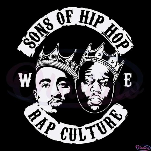 Sons of Hip Hop Rap Culture SVG Digital File