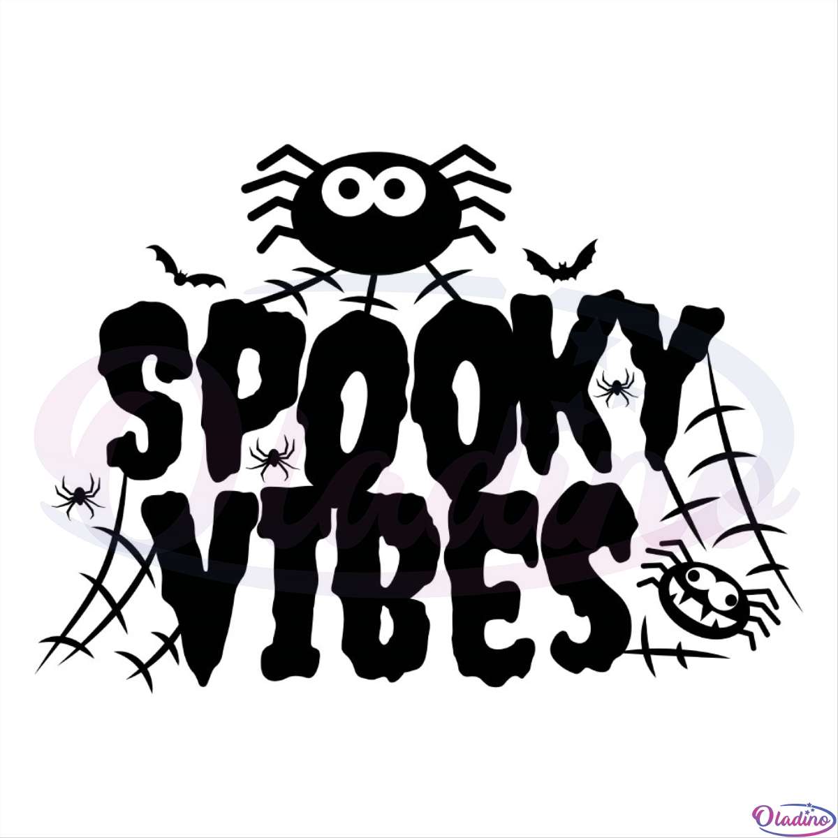 Spooky Vibes Spider Web SVG OW260422044 Oladino