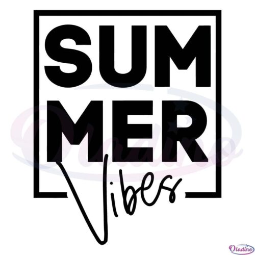 Summer Vibes Vacation Season SVG Digital File