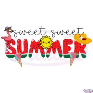 Sweet Summer Funny Vacation SVG Digital File