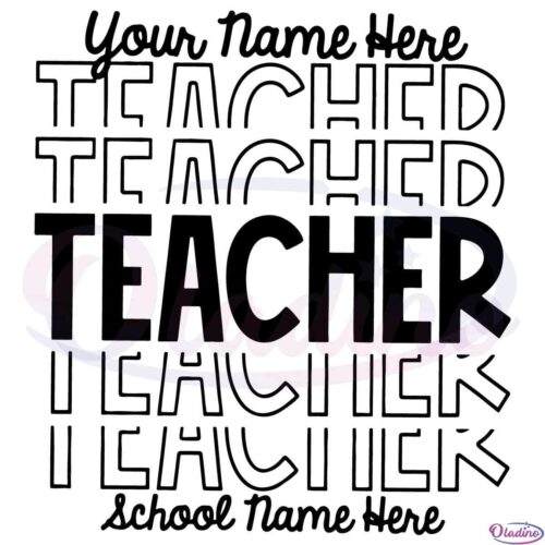 Teacher Echo Gift SVG Digital File