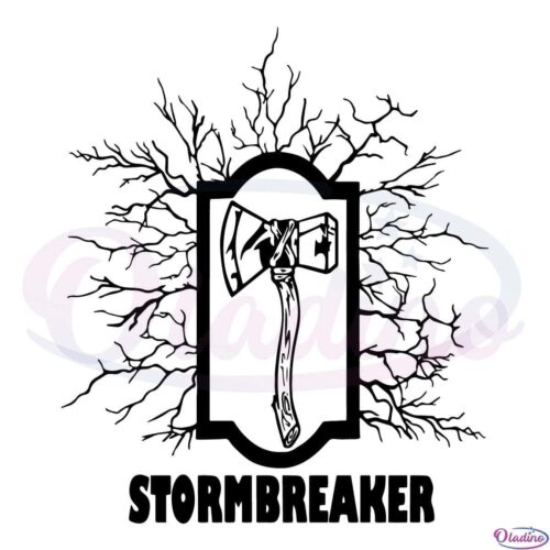 Thor Love And Thunder Stormbreaker SVG Digital File