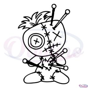 Voodoo Doll Halloween Gift SVG Digital File