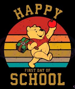 Winnie The Pooh SVG Digital File, Disney Teacher SVG, First Day