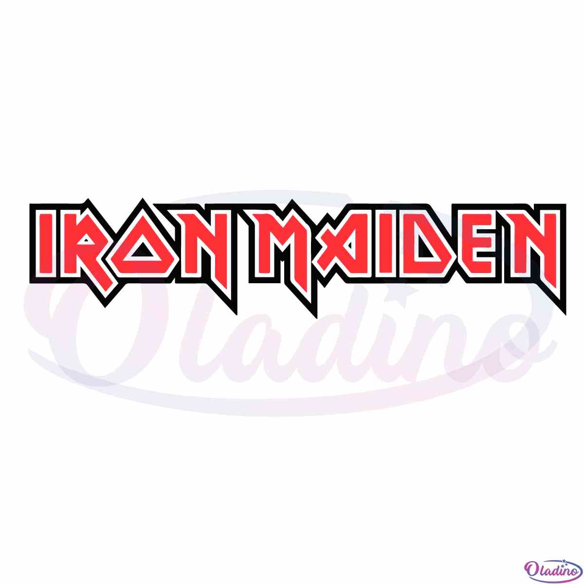 Iron Maiden Logo Heavy Mental SVG Digital File