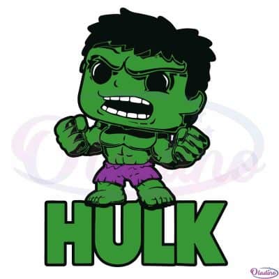 Baby Hulk The Incredible SVG Digital File - Oladino