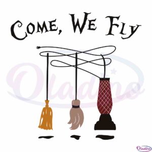 come-we-fly-broom-tshirt-graphic-designs