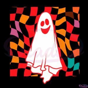 checkered-ghost-halloween-svg-for-personal-and-commercial-uses