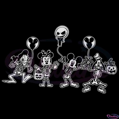 disney-characters-halloween-party-tshirt-design-cutting-files