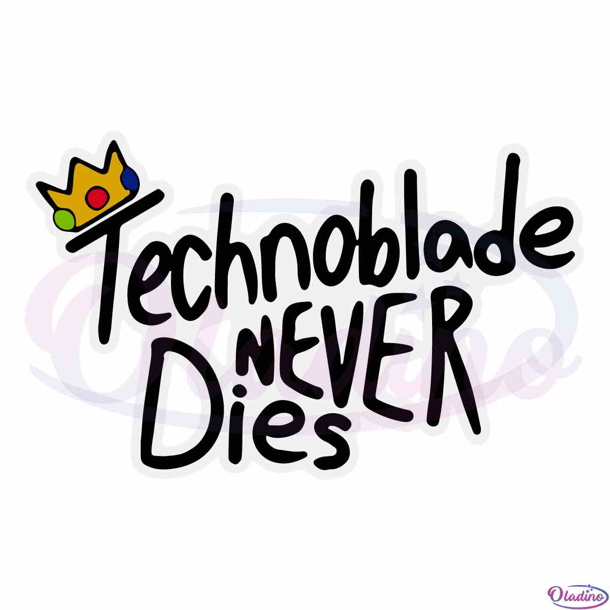 Technoblade Never Die SVG Files for Cricut Sublimation Files