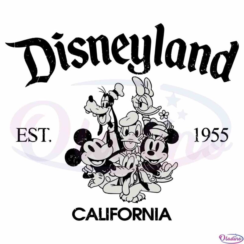 Disneyland Est 1955 Disney Trip SVG For Personal And Commercial Uses