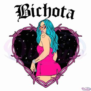 karol-g-la-bichota-heart-tattoo-vector-svg-graphic-designs-file