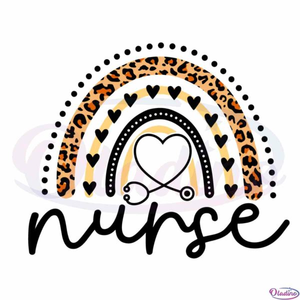 healthcare-nurse-day-leopard-rainbow-svg-graphic-designs-files