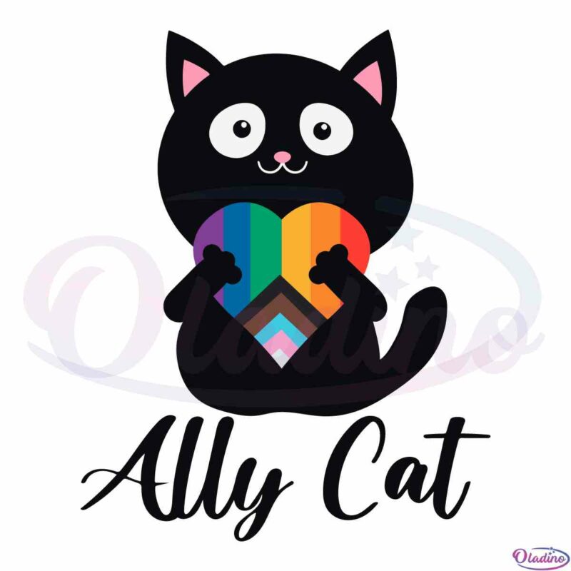lgbt-ally-cat-pride-apparel-svg-for-cricut-sublimation-files