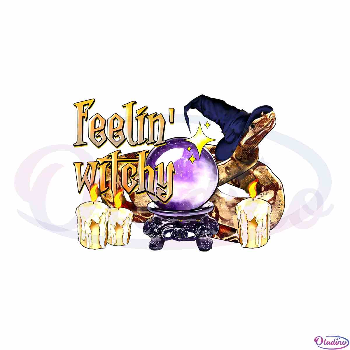 feelin-witchy-halloween-witch-life-tshirt-png-sublimation-design