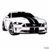 ford-mustang-car-retro-svg-graphic-design-cutting-file